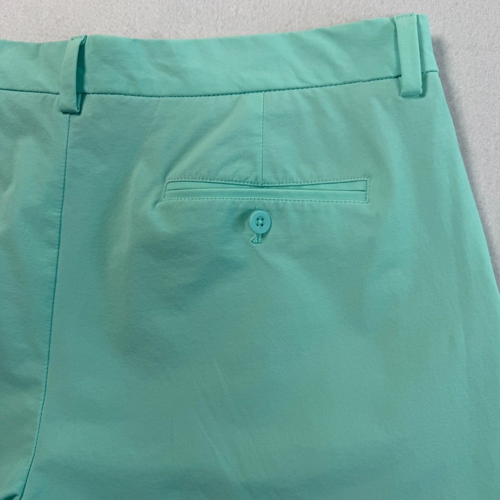 Vineyard Vines OTG On-The-Go Shorts Sz 35 Mint Green Performance Stretch Golf - Picture 5 of 7